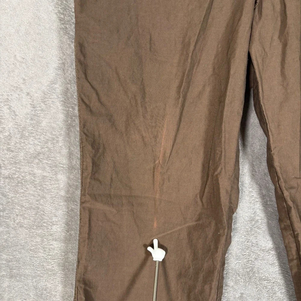 Armani Vintage Jeans Mens Brown Cotton Straight Leg Chino Pants Italy US 36x32